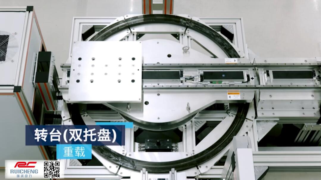 博世力士樂 _ FTS柔性輸送系統(tǒng)6大模塊設(shè)計(jì)：6. 轉(zhuǎn)臺(tái)（雙托盤）