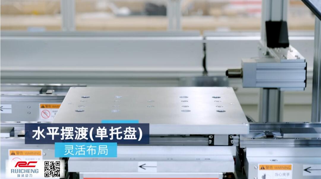 博世力士樂 _ FTS柔性輸送系統(tǒng)6大模塊設(shè)計(jì)：1. 水平擺渡（單托盤）